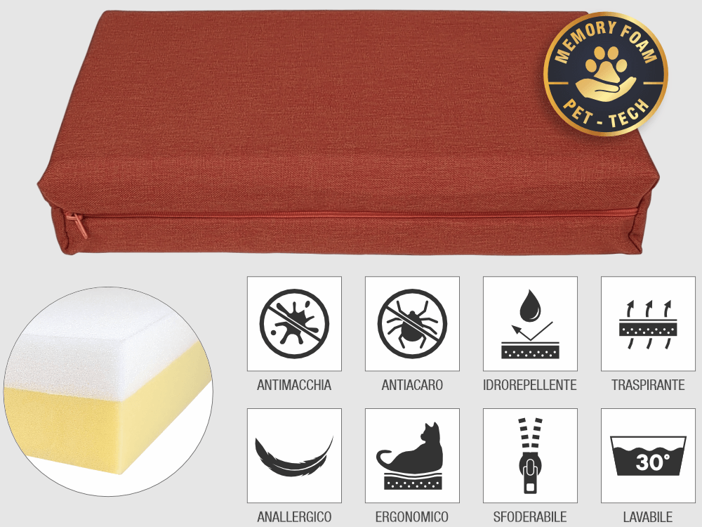 Materassino arancione